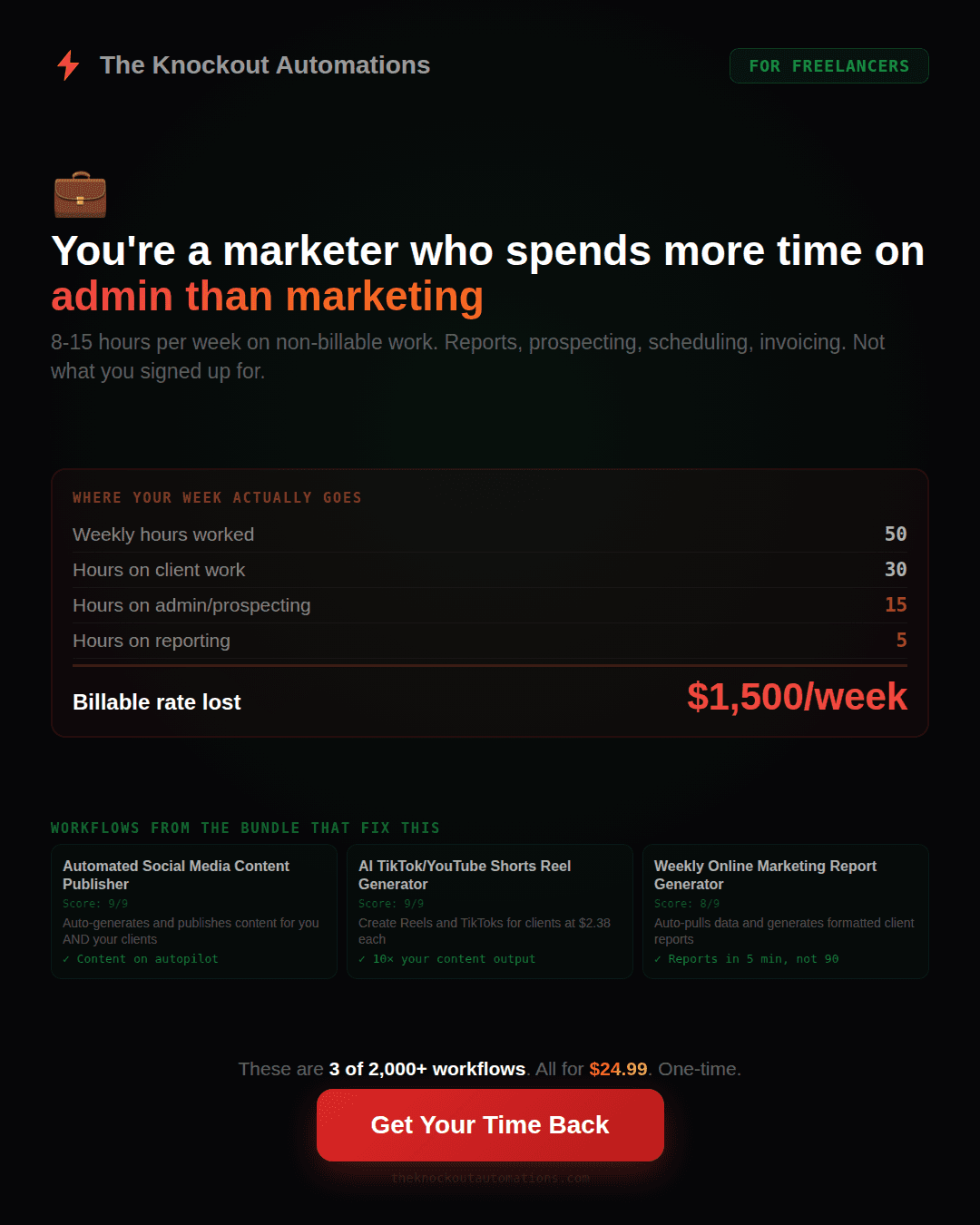 Freelance Marketer automation pack